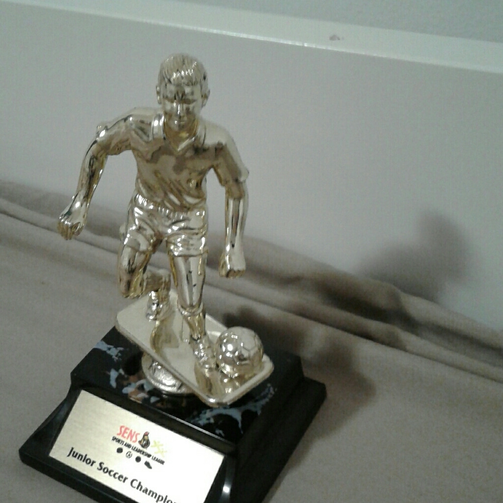Soccer trophy